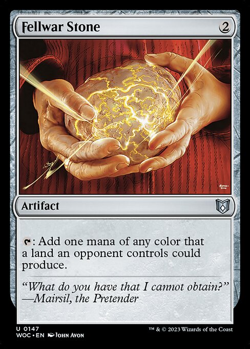 Magic the Gathering Card - Fellwar Stone - MTG Circle