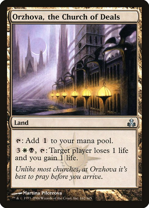 Magic the Gathering Card - Orzhova, the Church of Deals - MTG Circle