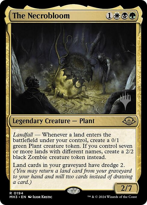 Magic the Gathering Card - The Necrobloom - MTG Circle