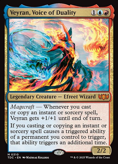 Magic the Gathering Card - Veyran, Voice of Duality - MTG Circle