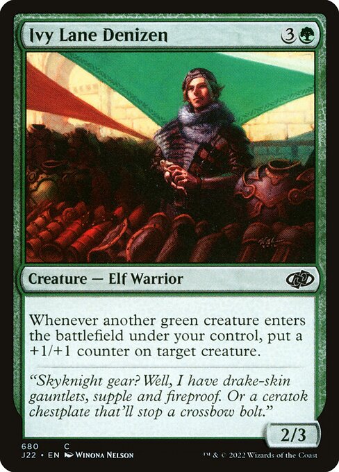 Magic the Gathering Card - Ivy Lane Denizen - MTG Circle