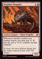 Magic the Gathering Card - Oreplate Pangolin - MTG Circle