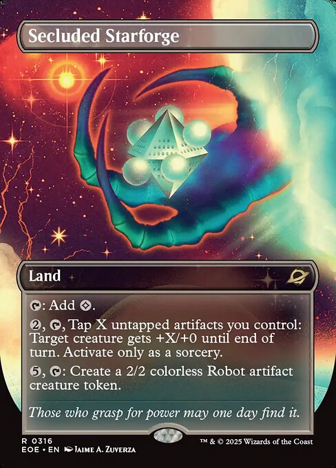 Magic the Gathering Card - Secluded Starforge - MTG Circle