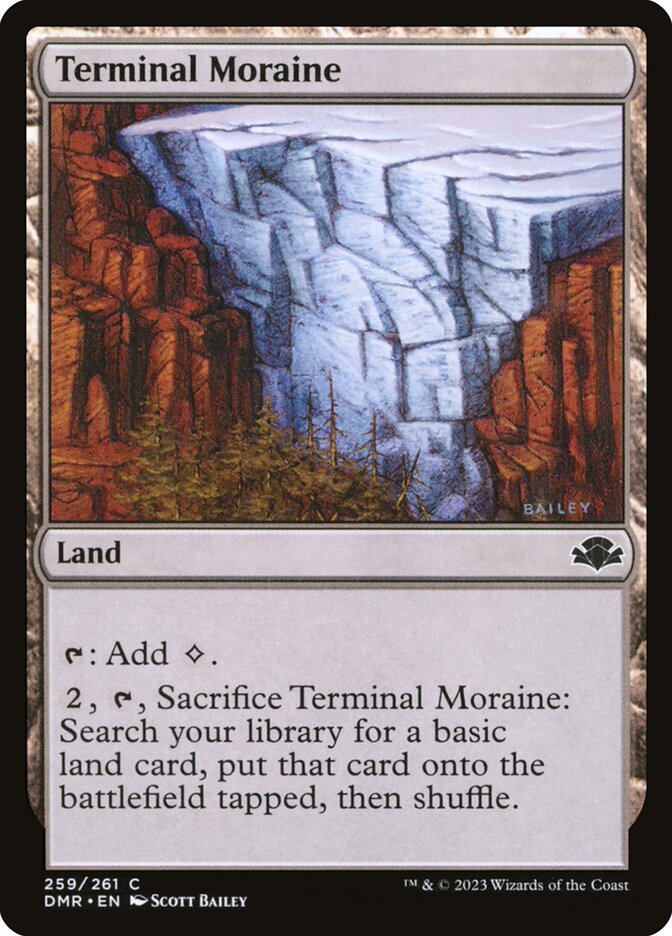 Magic the Gathering Card - Terminal Moraine - MTG Circle