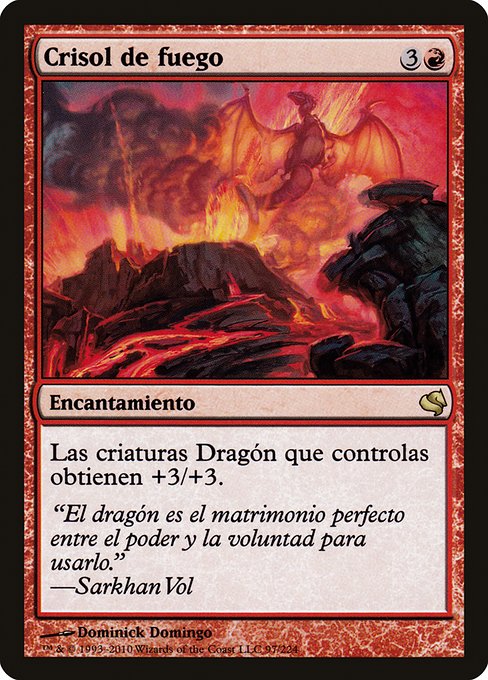 Magic the Gathering Card - Crucible of Fire - MTG Circle