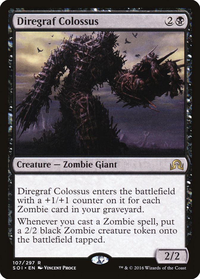 Magic the Gathering Card - Diregraf Colossus - MTG Circle