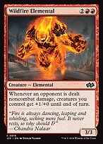 Magic the Gathering Card - Wildfire Elemental - MTG Circle