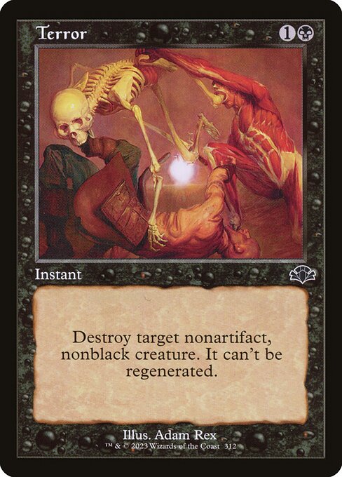 Magic the Gathering Card - Terror - MTG Circle