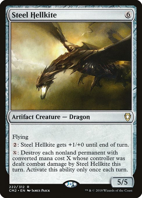 Magic the Gathering Card - Steel Hellkite - MTG Circle