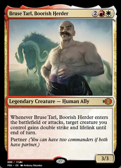 Magic the Gathering Card - Bruse Tarl, Boorish Herder - MTG Circle
