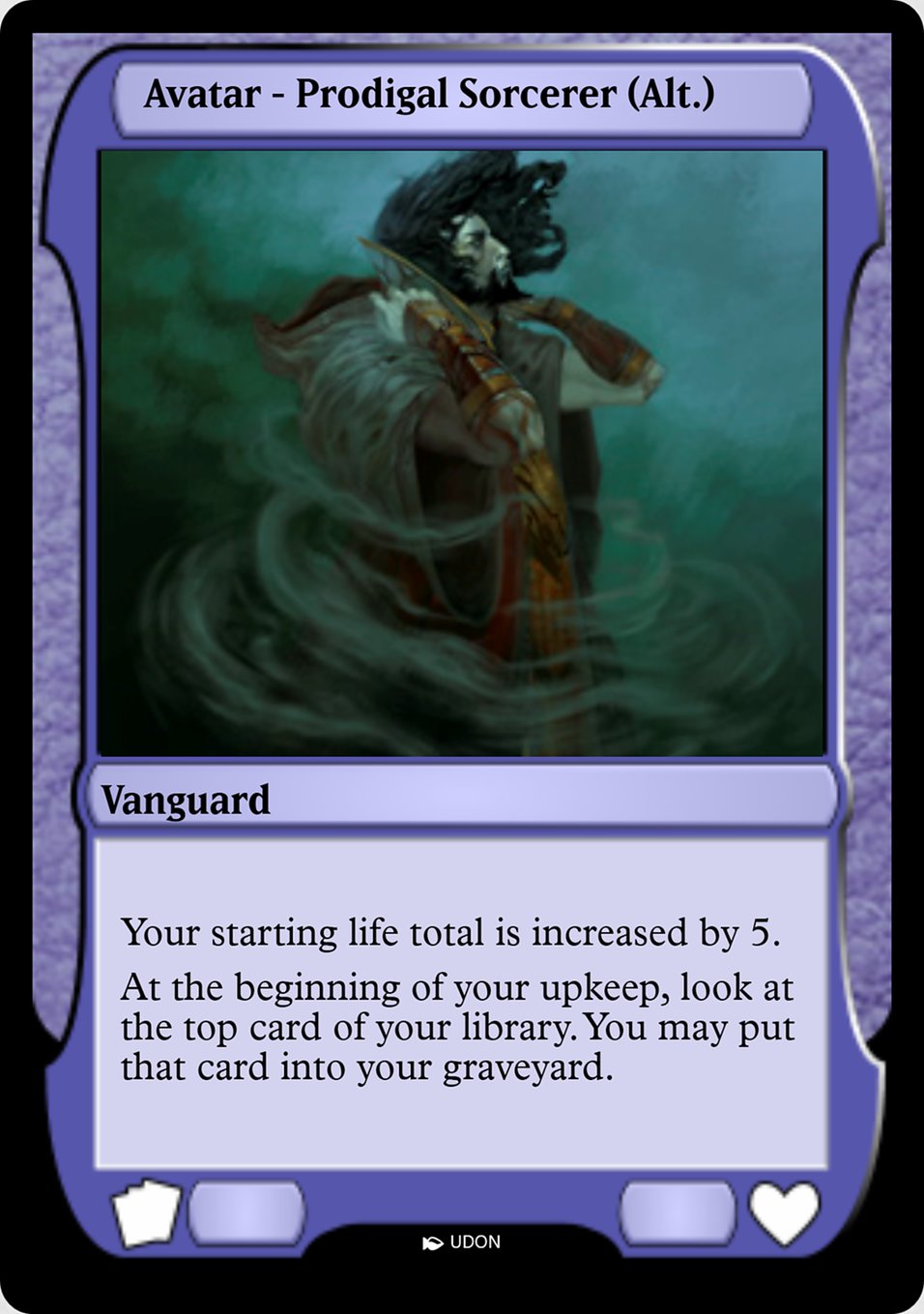 Magic the Gathering Card - Prodigal Sorcerer Avatar - MTG Circle