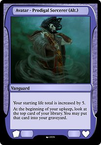 Magic the Gathering Card - Prodigal Sorcerer Avatar - MTG Circle