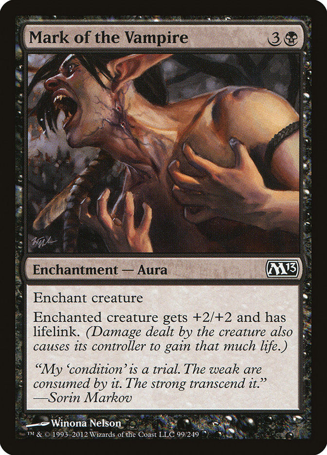 Magic the Gathering Card - Mark of the Vampire - MTG Circle