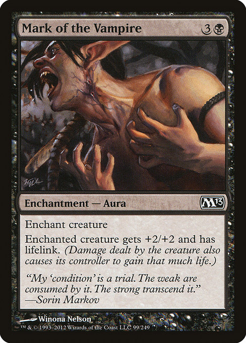 Magic the Gathering Card - Mark of the Vampire - MTG Circle