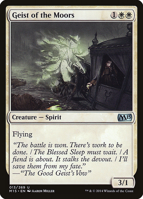 Magic the Gathering Card - Geist of the Moors - MTG Circle