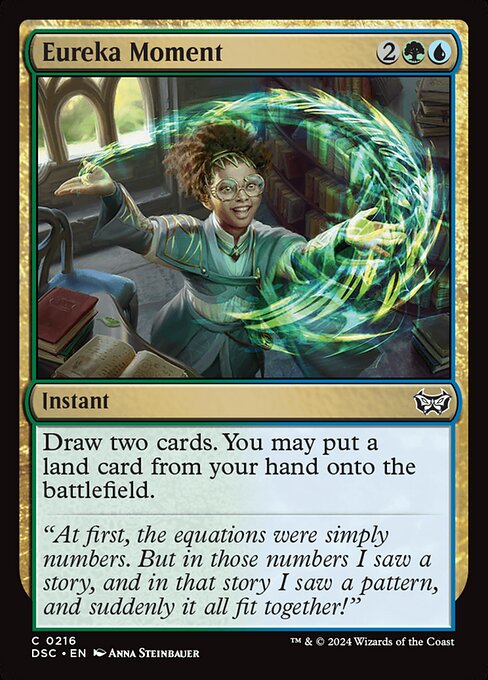 Magic the Gathering Card - Eureka Moment - MTG Circle