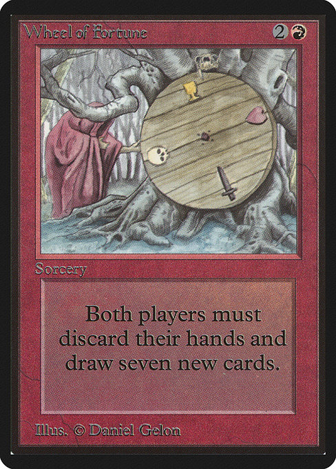 Magic the Gathering Card - Wheel of Fortune - MTG Circle
