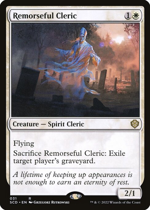 Magic the Gathering Card - Remorseful Cleric - MTG Circle