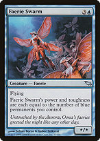 Magic the Gathering Card - Faerie Swarm - MTG Circle