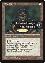 Magic the Gathering Card - Clay Statue - MTG Circle