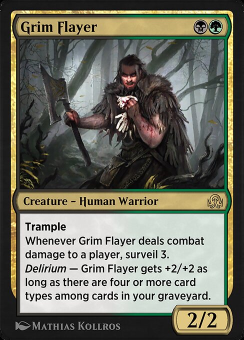 Magic the Gathering Card - Grim Flayer - MTG Circle