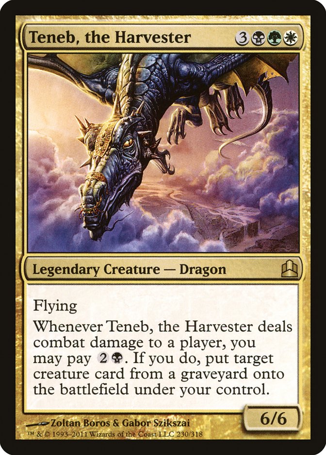 Magic the Gathering Card - Teneb, the Harvester - MTG Circle