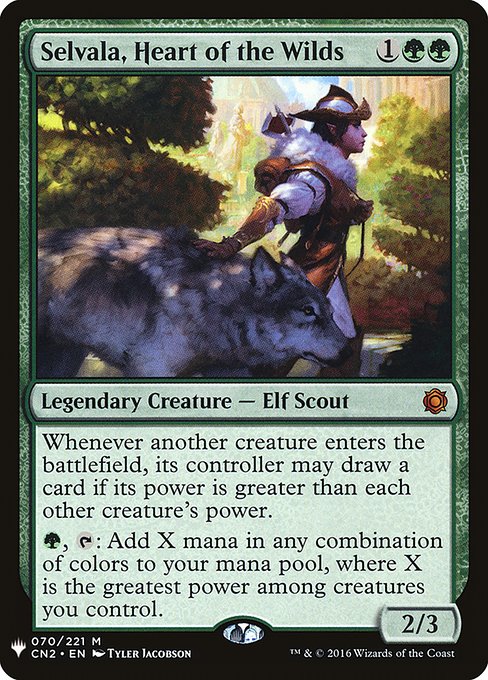 Magic the Gathering Card - Selvala, Heart of the Wilds - MTG Circle