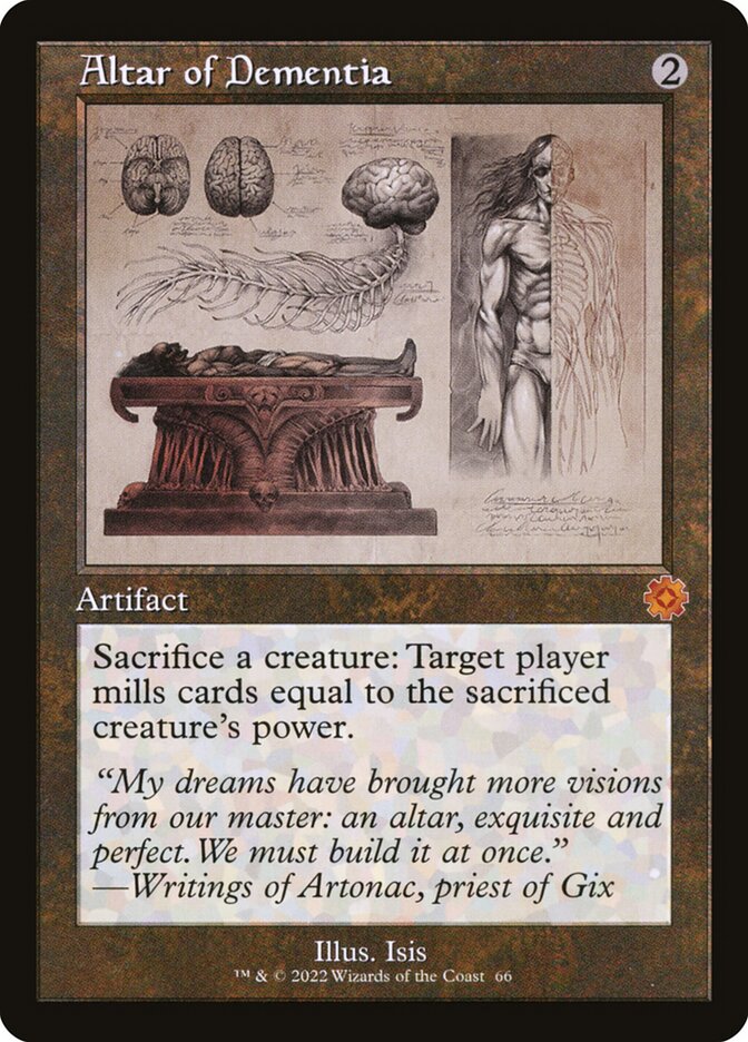 Magic the Gathering Card - Altar of Dementia - MTG Circle