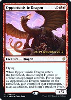 Magic the Gathering Card - Opportunistic Dragon - MTG Circle