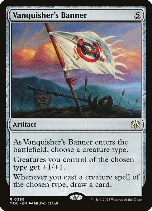 Magic the Gathering Card - Vanquisher's Banner - MTG Circle
