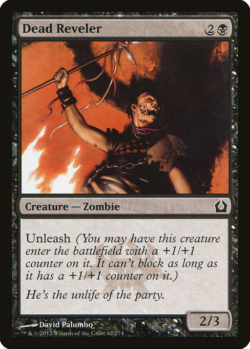 Magic the Gathering Card - Dead Reveler - MTG Circle