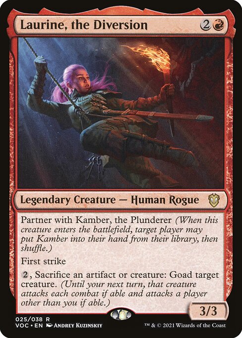 Magic the Gathering Card - Laurine, the Diversion - MTG Circle