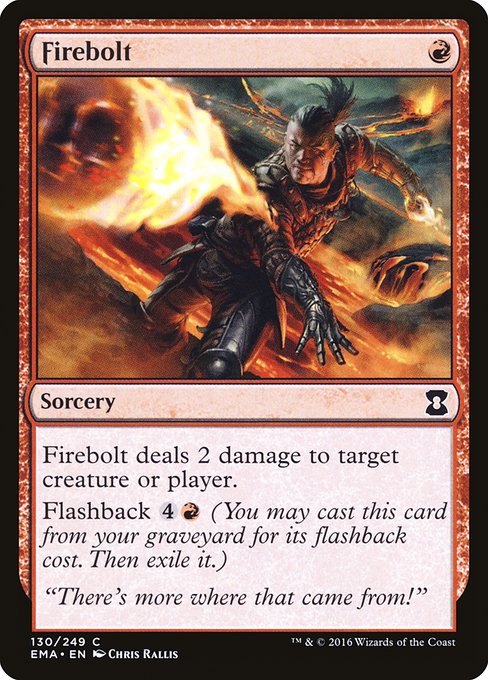 Magic the Gathering Card - Firebolt - MTG Circle