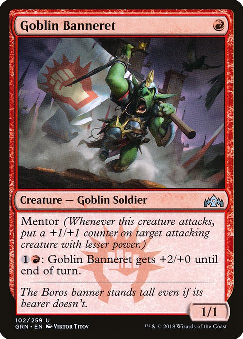 Magic the Gathering Card - Goblin Banneret - MTG Circle