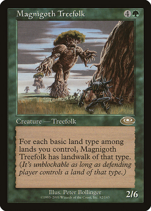 Magic the Gathering Card - Magnigoth Treefolk - MTG Circle