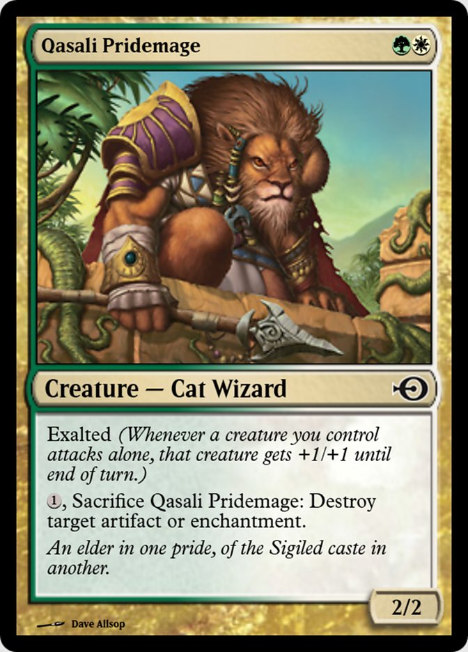 Magic the Gathering Card - Qasali Pridemage - MTG Circle