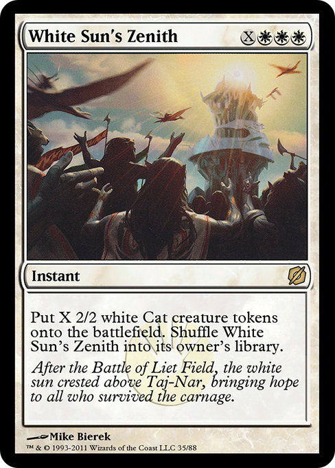Magic the Gathering Card - White Sun's Zenith - MTG Circle