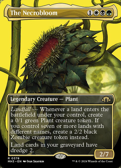 Magic the Gathering Card - The Necrobloom - MTG Circle