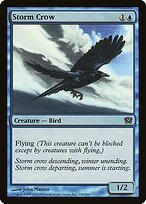 Magic the Gathering Card - Storm Crow - MTG Circle