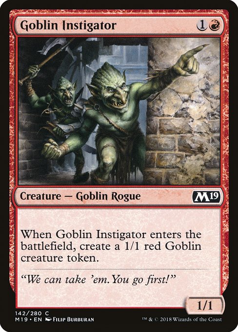 Magic the Gathering Card - Goblin Instigator - MTG Circle