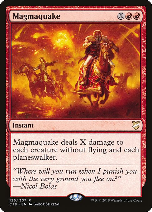 Magic the Gathering Card - Magmaquake - MTG Circle