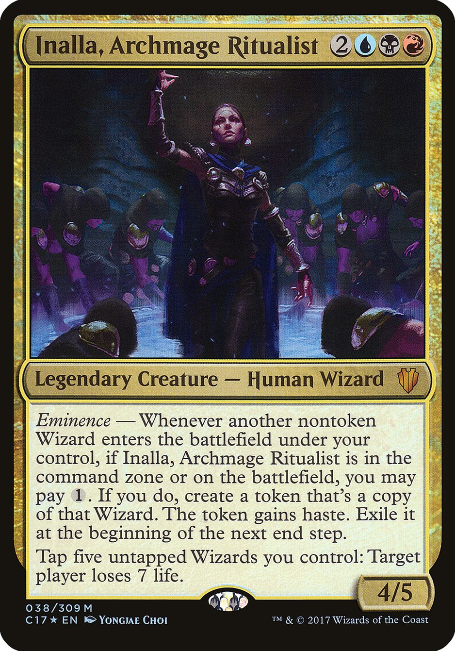 Magic the Gathering Card - Inalla, Archmage Ritualist - MTG Circle
