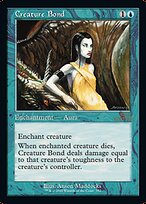 Magic the Gathering Card - Creature Bond - MTG Circle