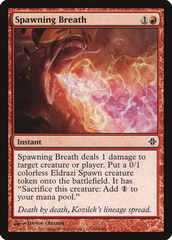 Magic the Gathering Card - Spawning Breath - MTG Circle