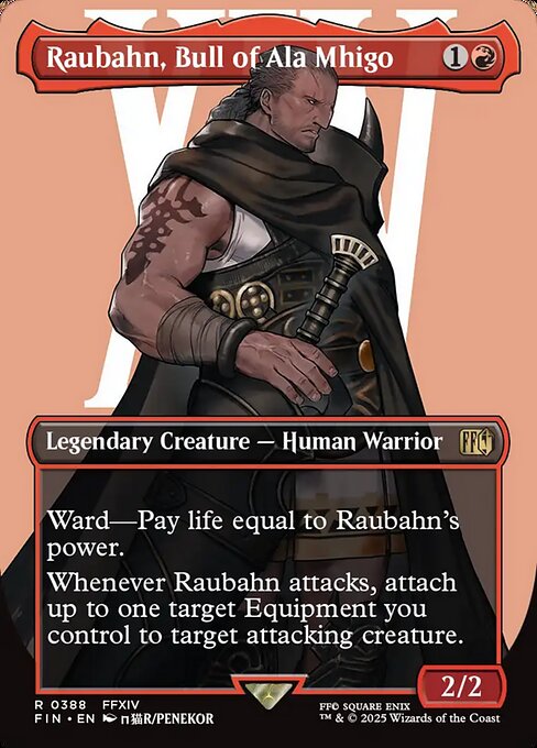 Magic the Gathering Card - Raubahn, Bull of Ala Mhigo - MTG Circle