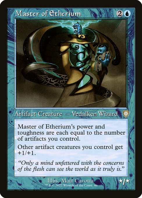 Magic the Gathering Card - Master of Etherium - MTG Circle