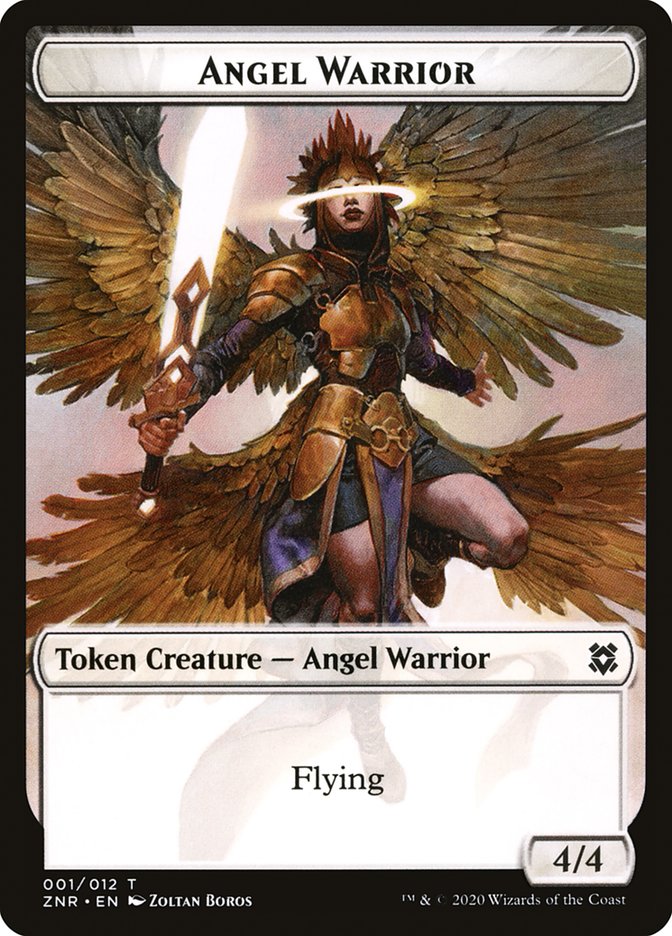 Magic the Gathering Card - Angel Warrior - MTG Circle