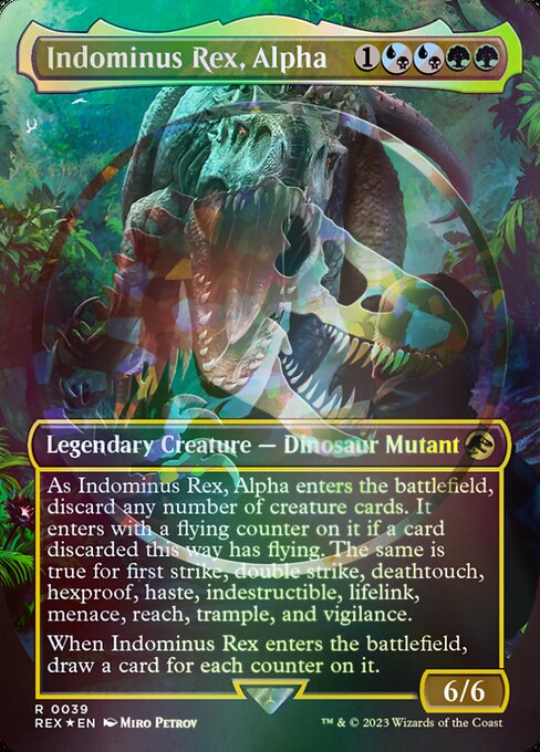 Magic the Gathering Card - Indominus Rex, Alpha - MTG Circle