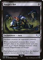 Magic the Gathering Card - Nurgle's Rot - MTG Circle