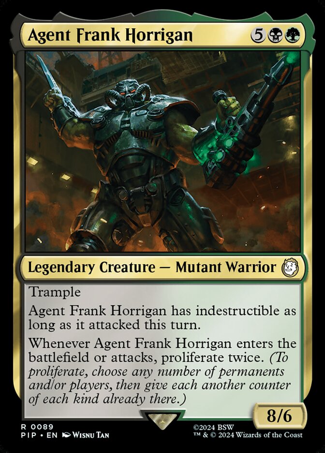 Magic the Gathering Card - Agent Frank Horrigan - MTG Circle